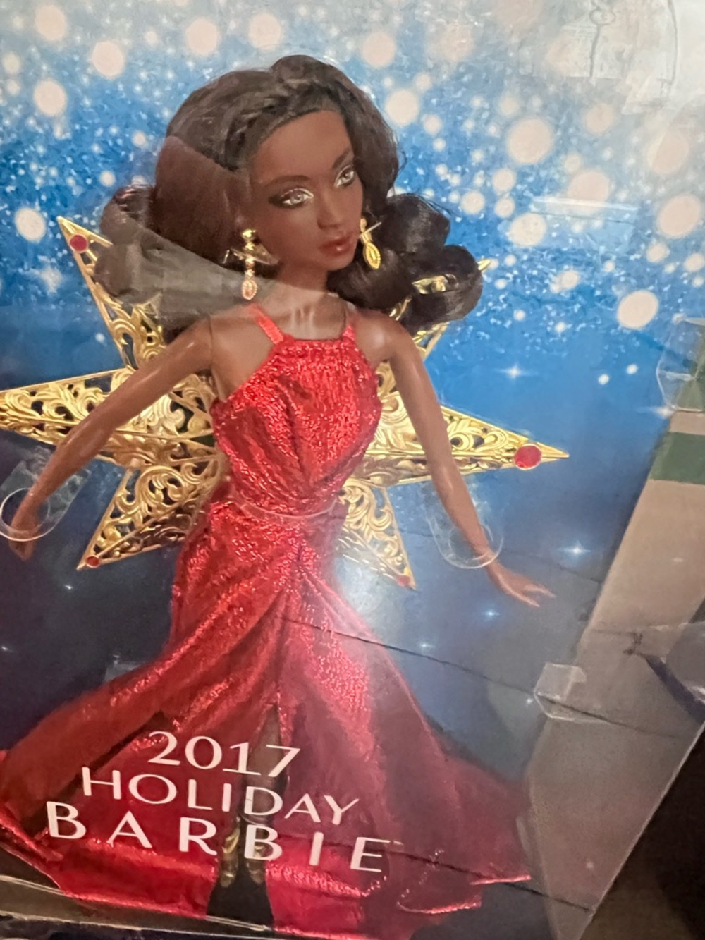 2017 Holiday Barbie Collection Red Evening Gown (Damaged Box) - Picture 2 of 5